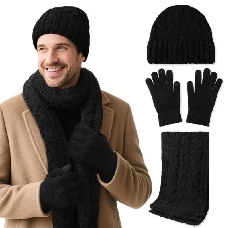 Wool Glove Lined - Set Topi, Syal, dan Sarung Tangan