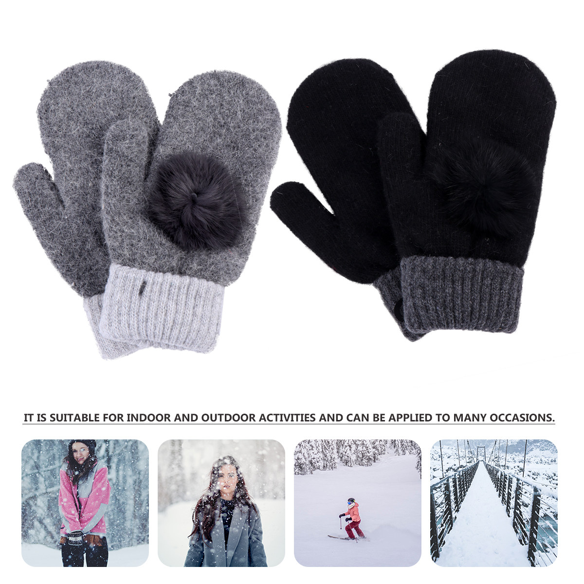2 Pasang Sarung Tangan Wol Han - Wool Glove Lined ulasan dan harga