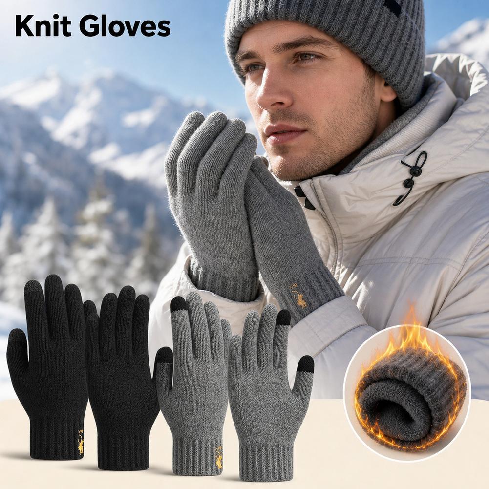 Sarung Tangan Rajut Musim Ding - Wool Glove Lined ulasan dan harga