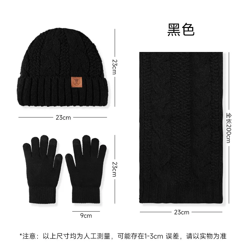 Set Topi, Syal, dan Sarung Tan - Wool Glove Lined ulasan dan harga